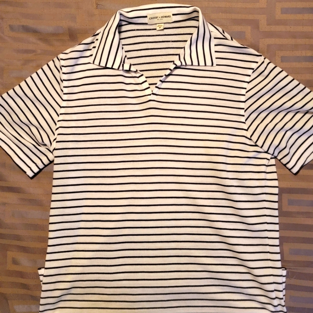 Striped Lightweight men's polo
